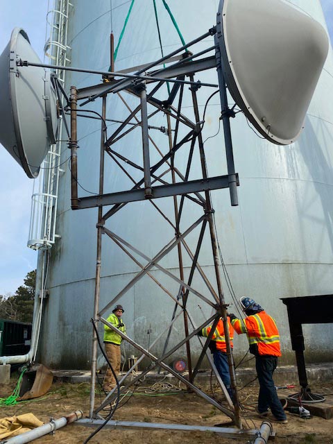 Bourne Dome Tower Removal